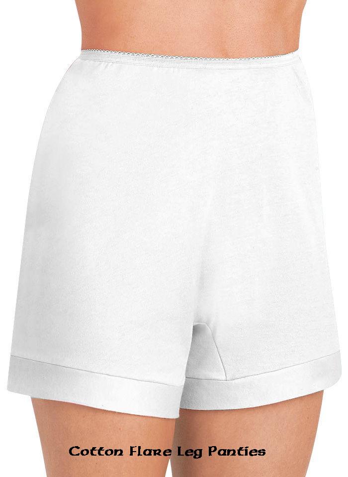 Plus Size 18 Soft Cotton Comfort Flare Leg Panties Womens and Plus Size