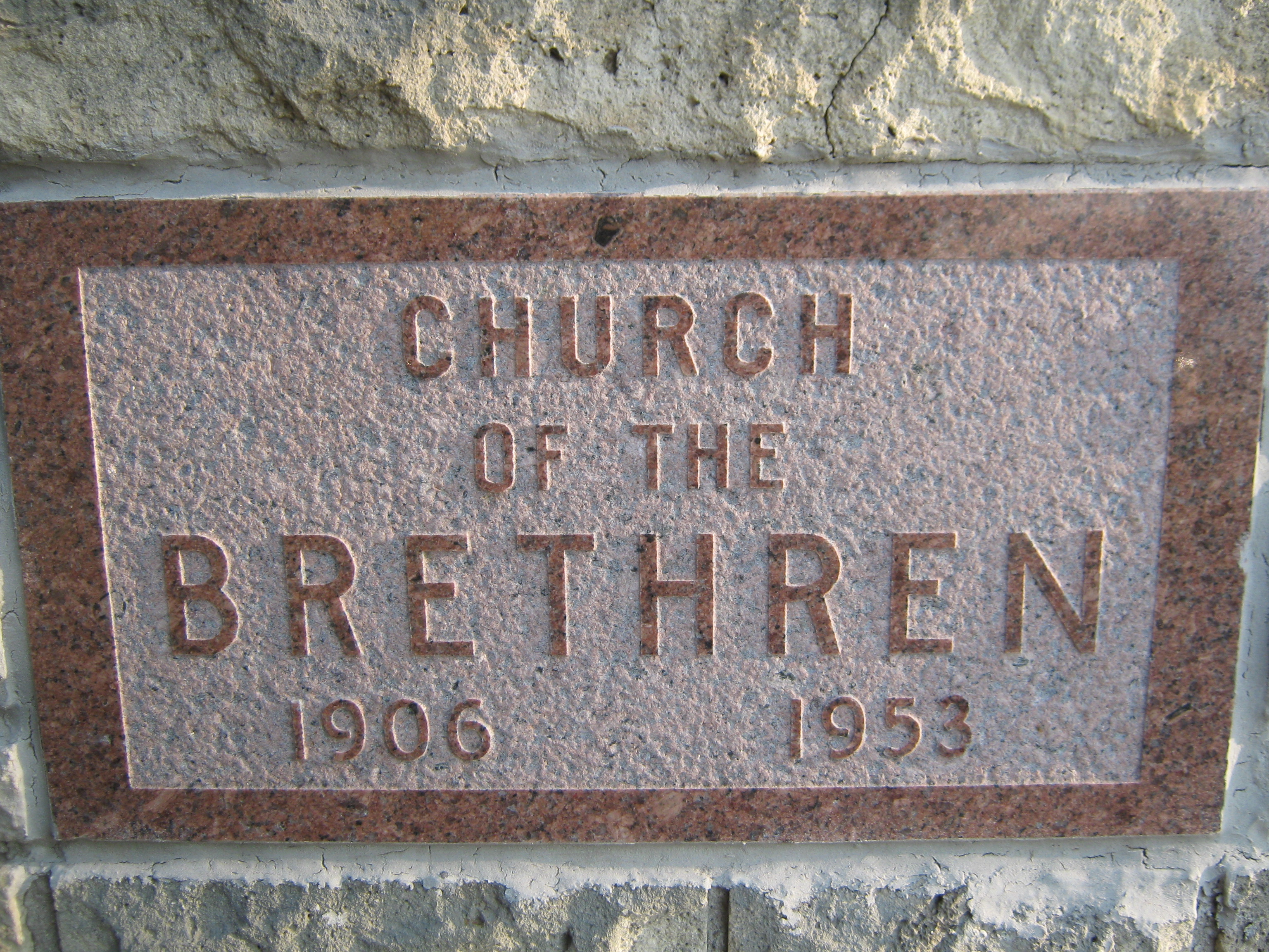CHURCH OF THE BRETHREN