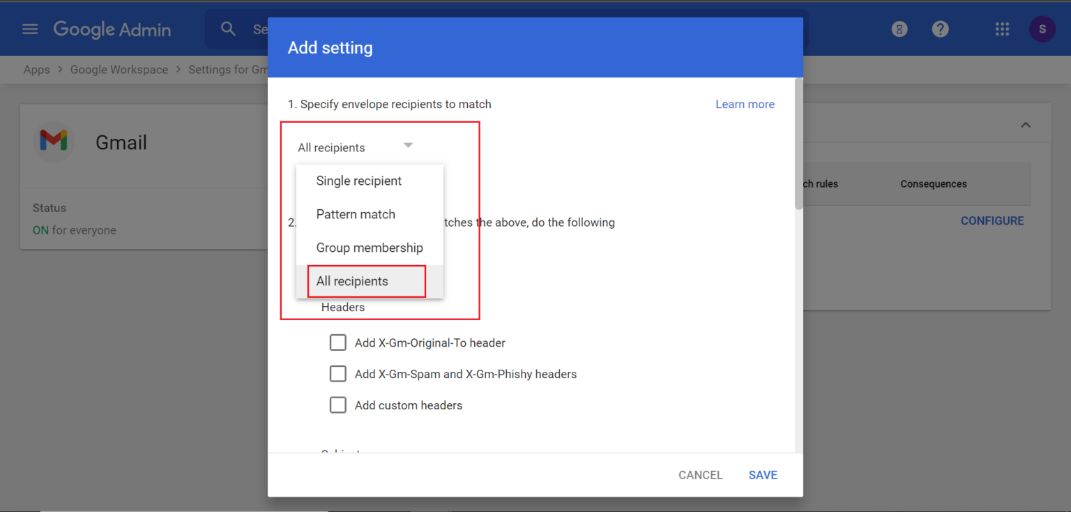 Setting a Catch all Email for Google Workspace Pluto7