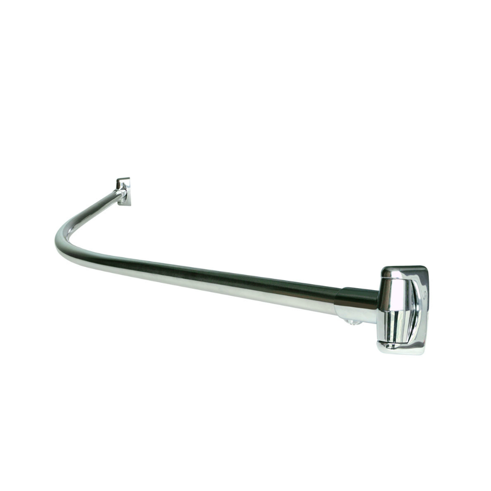 Stainless Steel Curved Shower Curtain Rod plutoninc