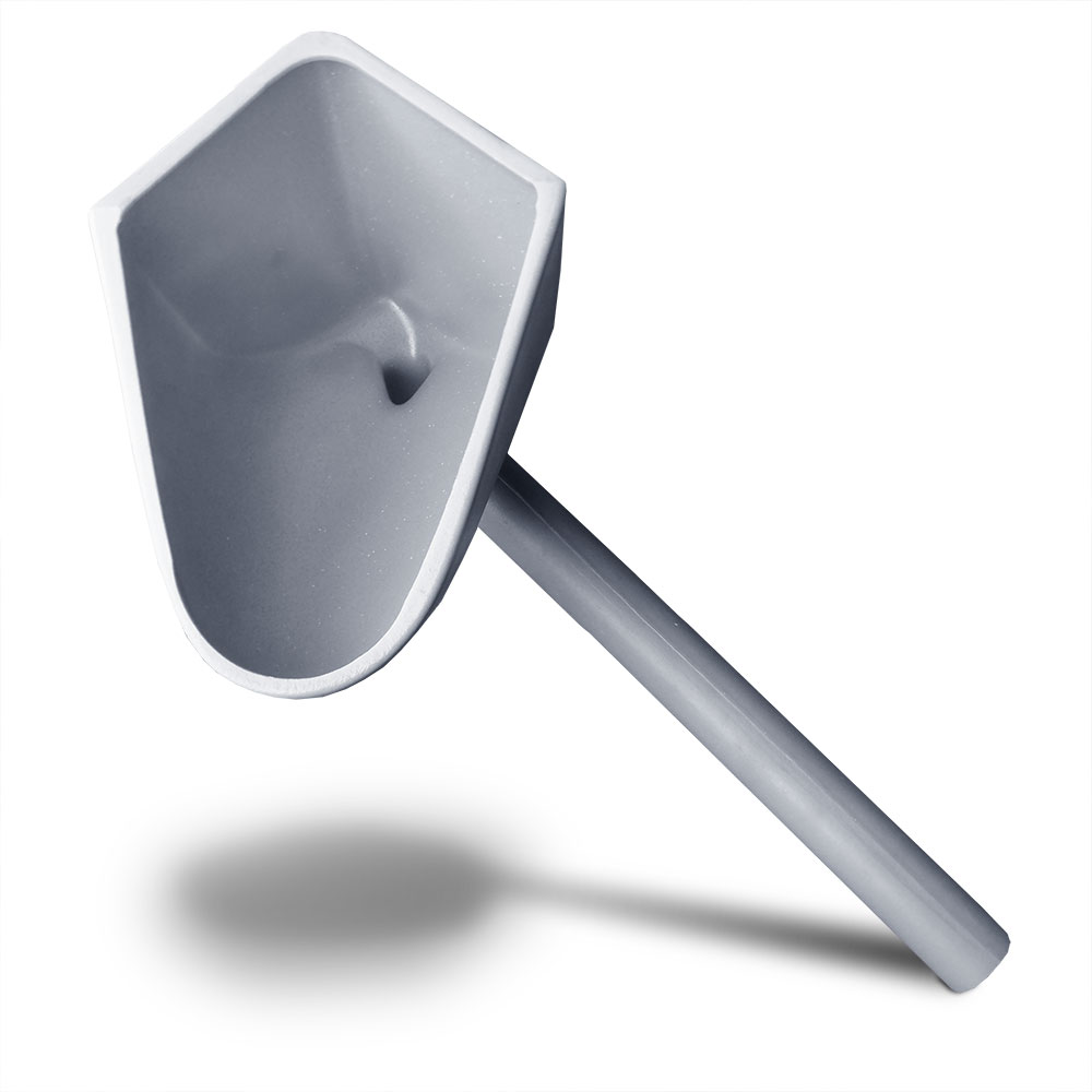 Plastic urinal for portable toilets