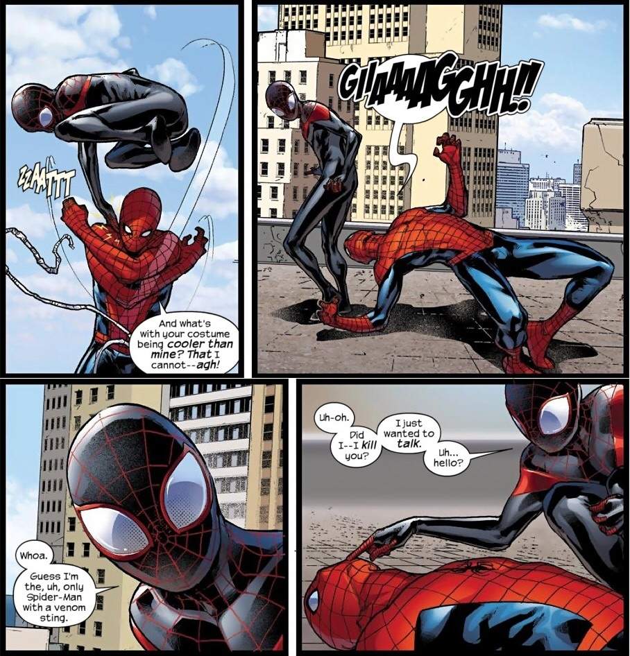 MIGUEL O'HARA ,PETER PARKER,MILES MORLAES Comics Amino