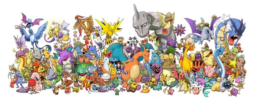 All the pokemon from the Indigo league Pokémon Amino