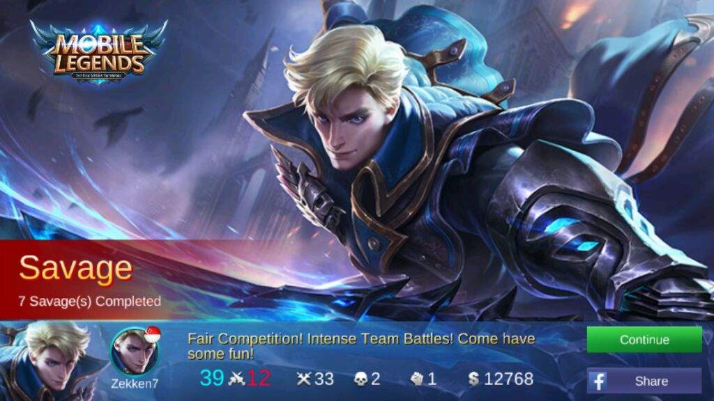 7th Savage (Just A Luck) Mobile Legends Amino Amino