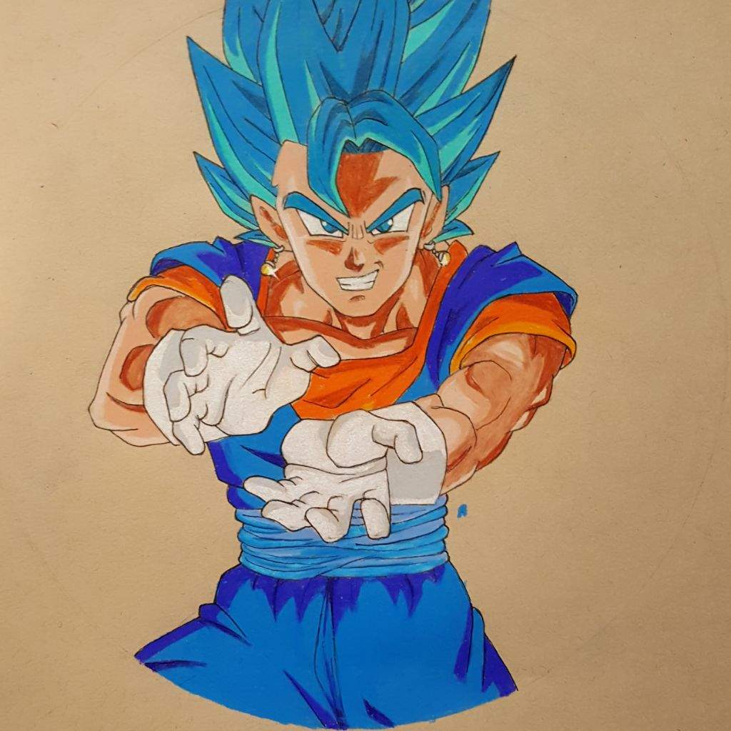 Vegito Blue Drawing!! DragonBallZ Amino