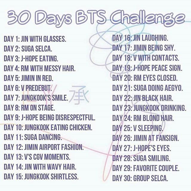 BTS 30 Day Challenge ARMY's Amino