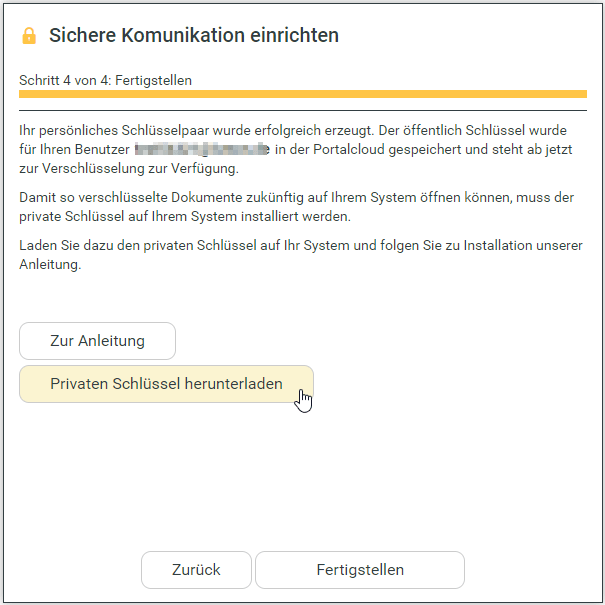 FAQs > Privaten Schlüssel unter Windows installieren