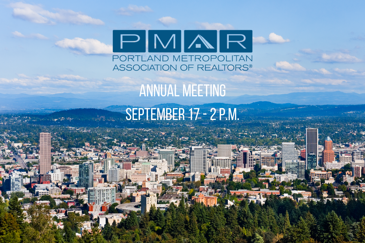 PMAR Annual Meeting Portland Metropolitan Association of Realtors®