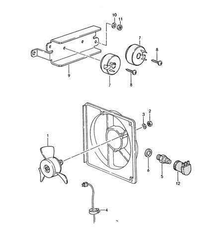 Auxiliary Cooling Fan for Porsche 924S, 944, and 968 – PMB Performance