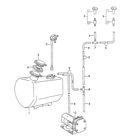 Windshield Washer Pump for Porsche 911, 912, 928, 930 (1965-1989) – PMB