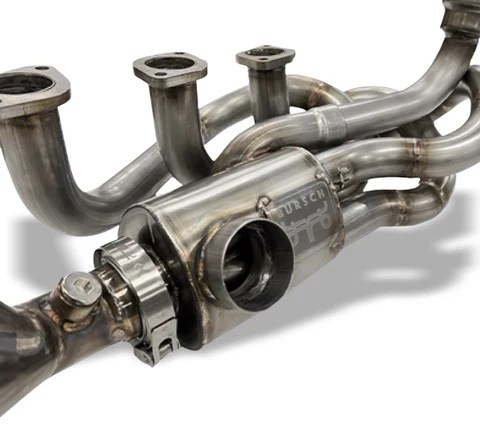 Bursch Stainless Steel 1-5/8" Header Set with Heat for Porsche 911 (19