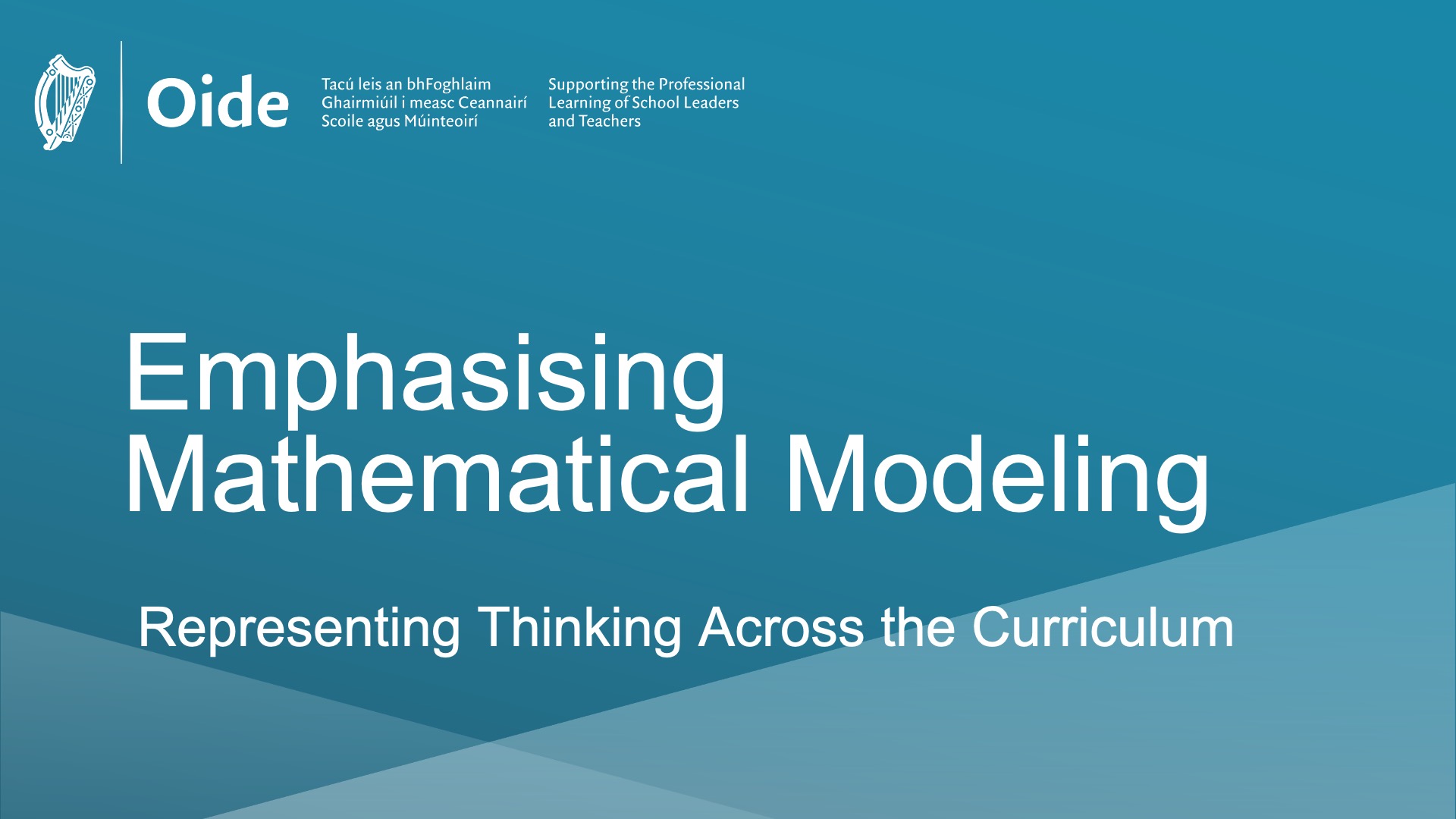 Part 2 Emphasising Mathematical Modeling PMC