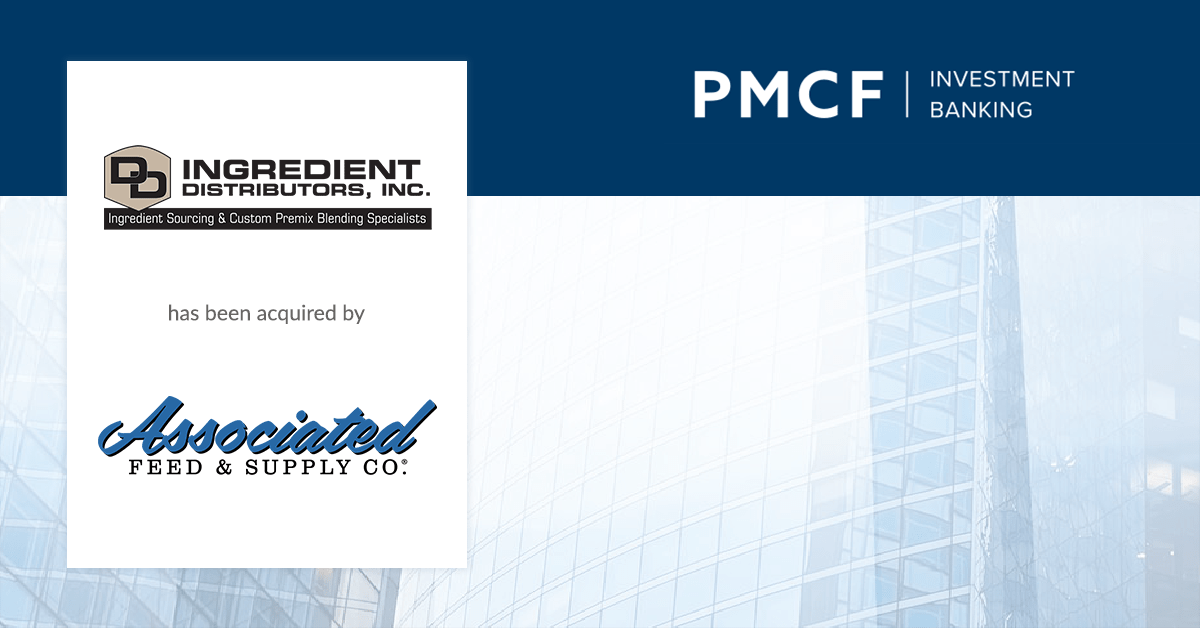 PMCF Advises D&D Ingredient Distributors in its Sale to Associated Feed