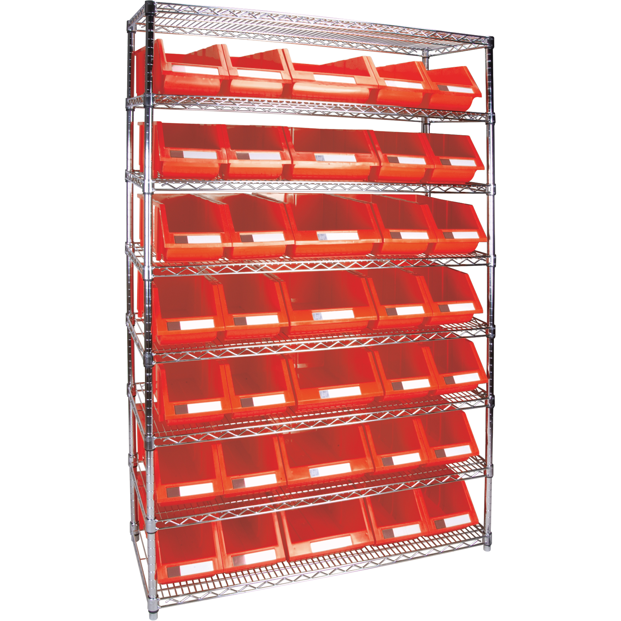 HeavyDuty Wire Shelving Units with Storage Bins PMGSupply.ca Cleaning Supplies & Facility
