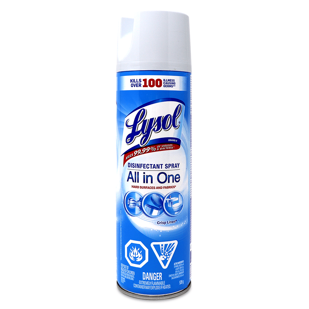 Lysol disinfectant spray crisp linen jdladeg