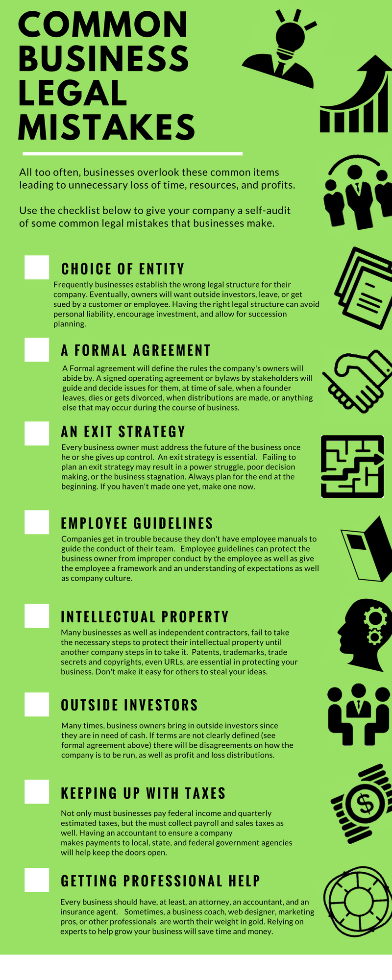 Business Mistakes To Avoid (infographic) Paul Miller Law Office
