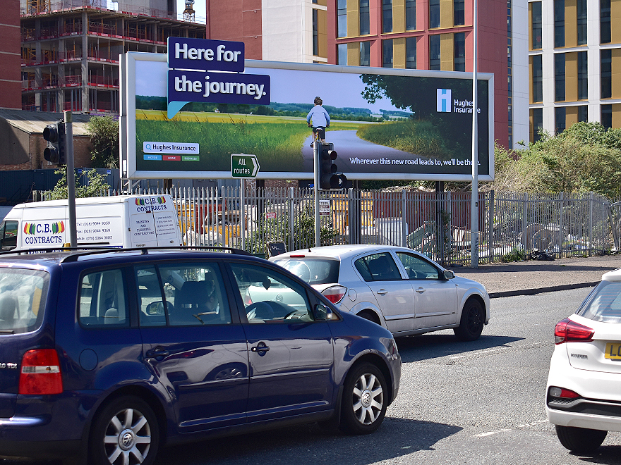 Now Near Next Out of Home support for financial services PML Group