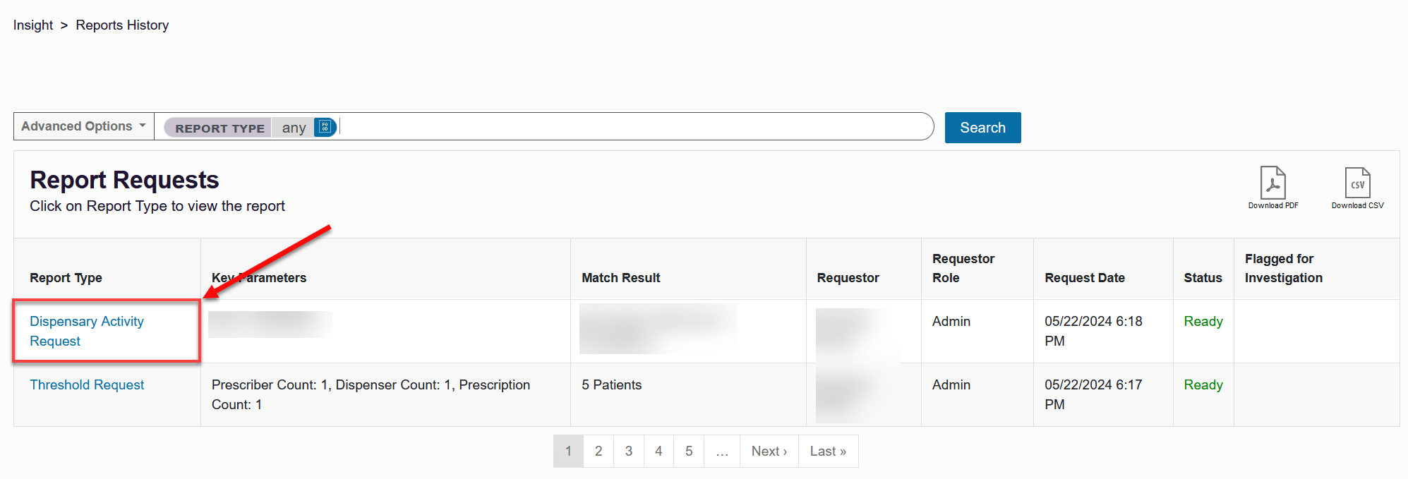 Dispenser Activity Request PMP AWARxE Support Center