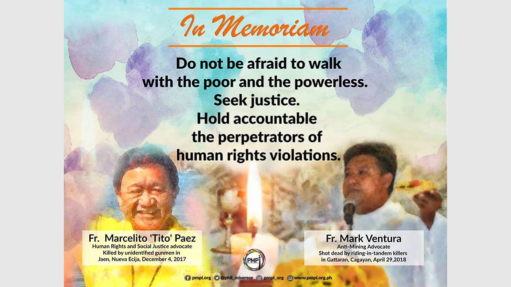 Statement PMPI condemns murder of Fr. Mark Ventura PHILIPPINE