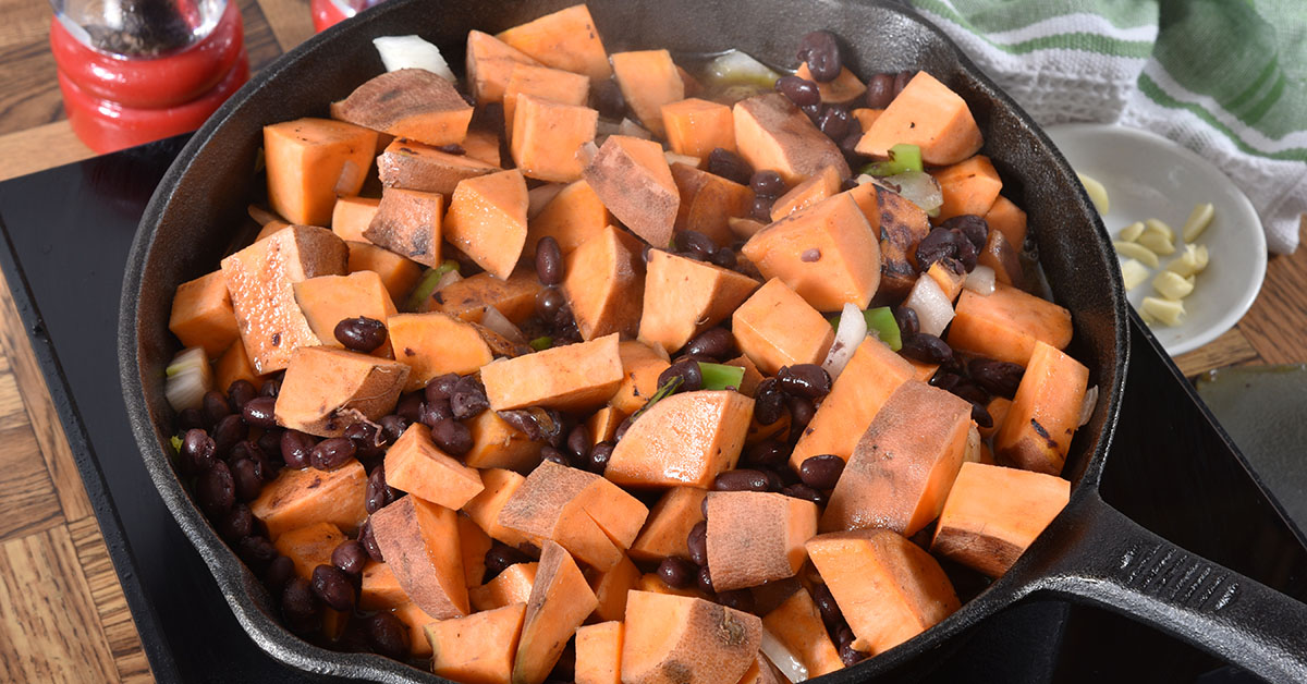 Black Bean Covered Sweet Potatoes Atlanta, GA Spine Surgery