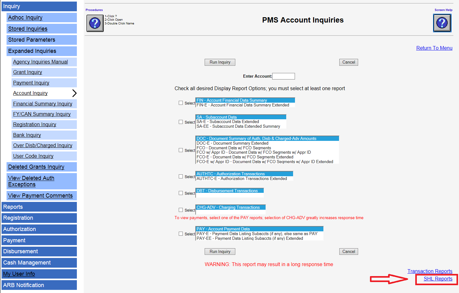 APEX Manual HHS PSC FMP Payment Management System