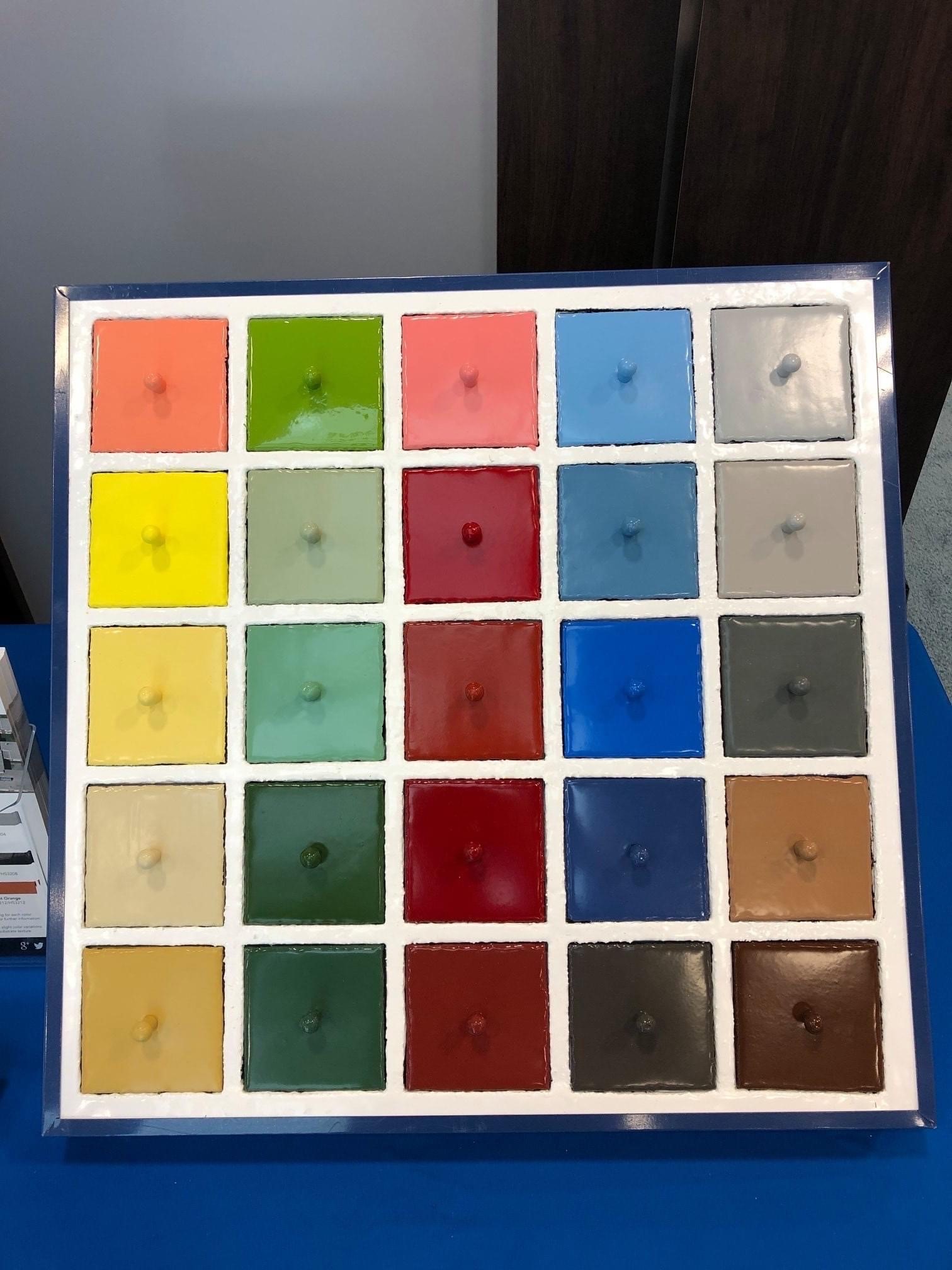 Custom Color Board Progressive Materials
