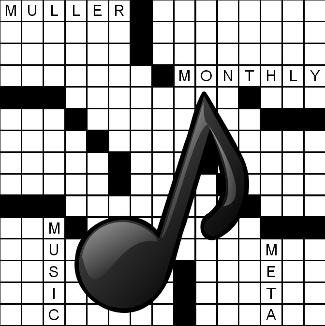 March 2013 MMMM Puzzle is Ready Muller Monthly Music Meta