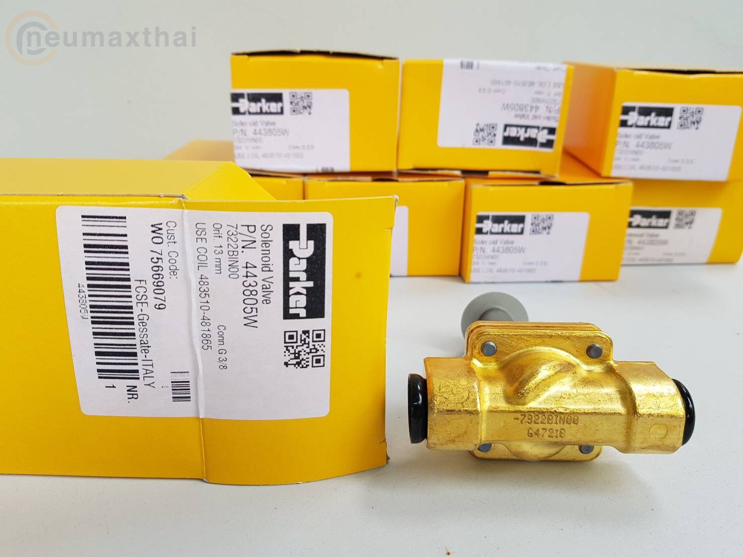 ส่ง Parker solenoid valve 2/2 ให้ลูกค้า ร้านนิวแมกซ์ไทย จำหน่าย