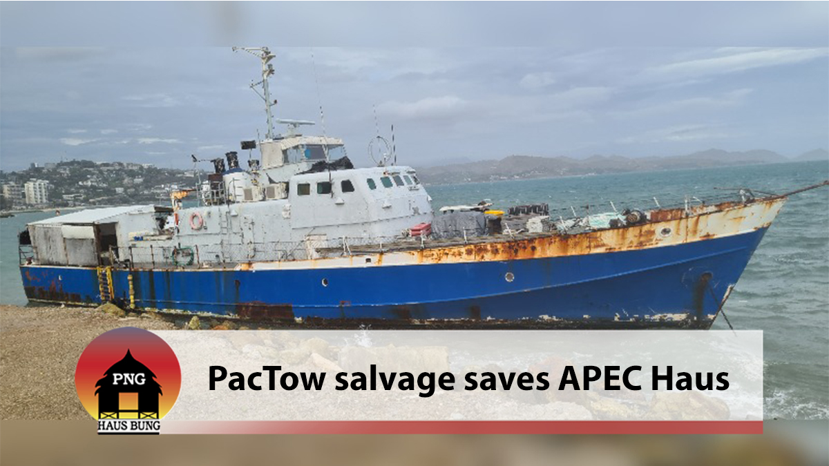 PACTOW SALVAGE SAVES APEC HAUS PNG Haus Bung