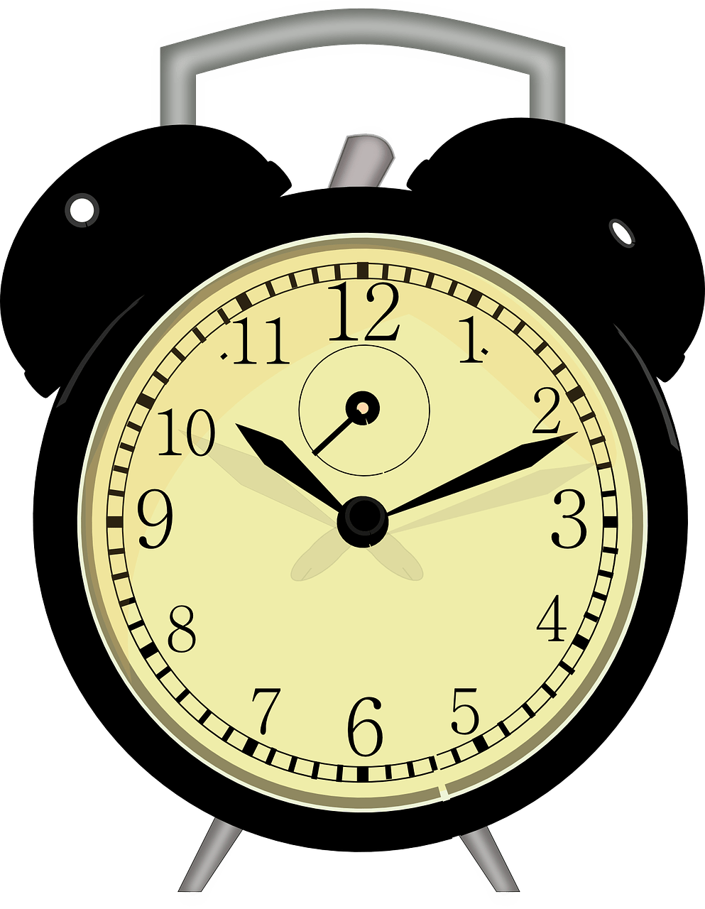 Alarm clock PNG transparent image download, size 993x1280px