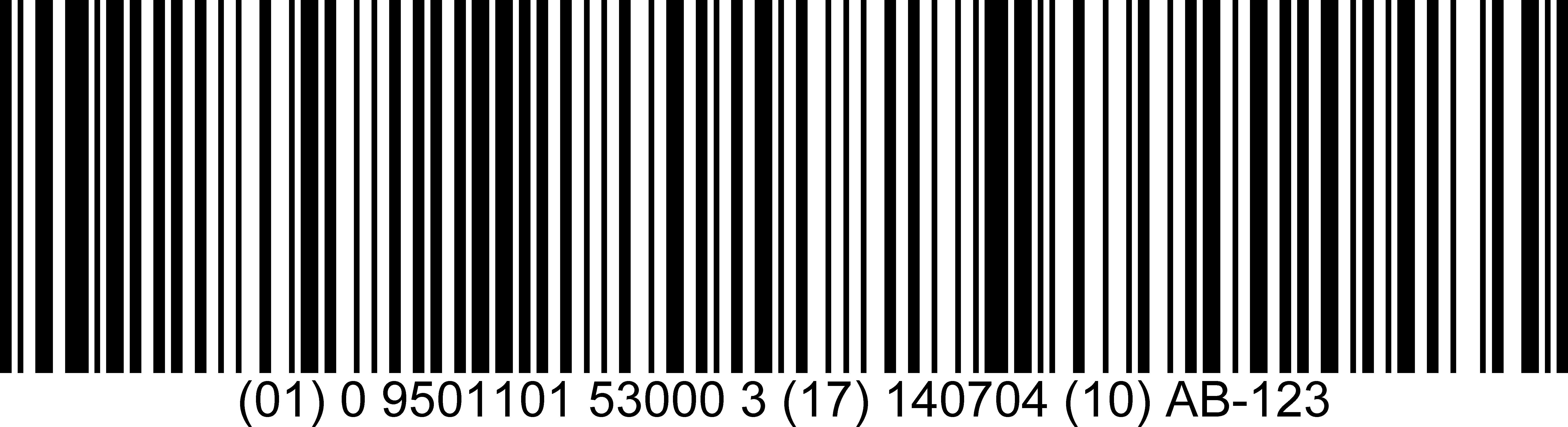 Barcode PNG transparent image download, size 6310x1717px