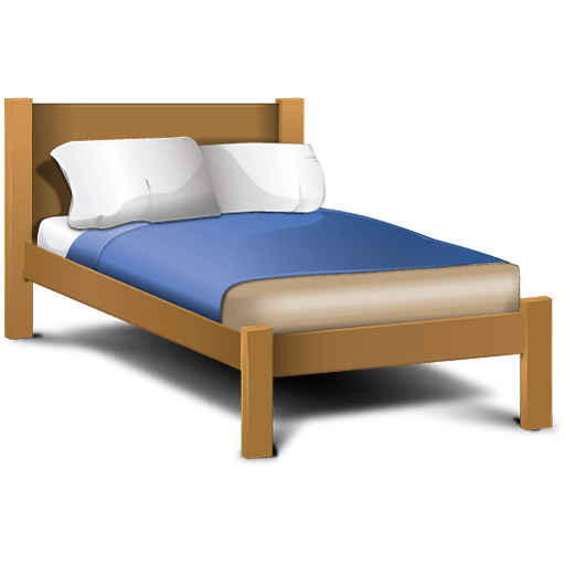 Bed PNG transparent image download, size 512x512px