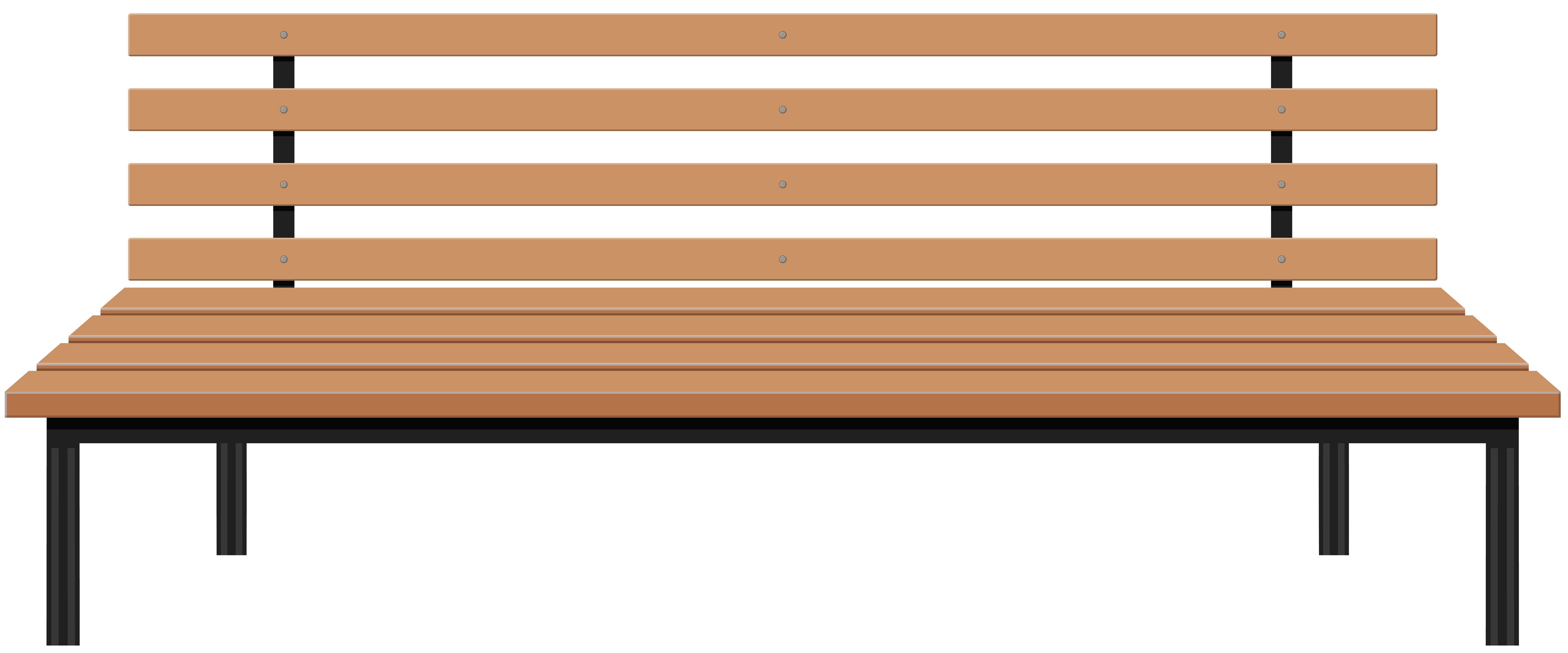 Bench furniture PNG transparent image download, size 8000x3334px