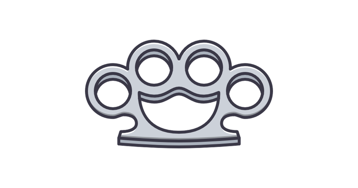 Brass knuckles PNG transparent image download, size 1200x630px