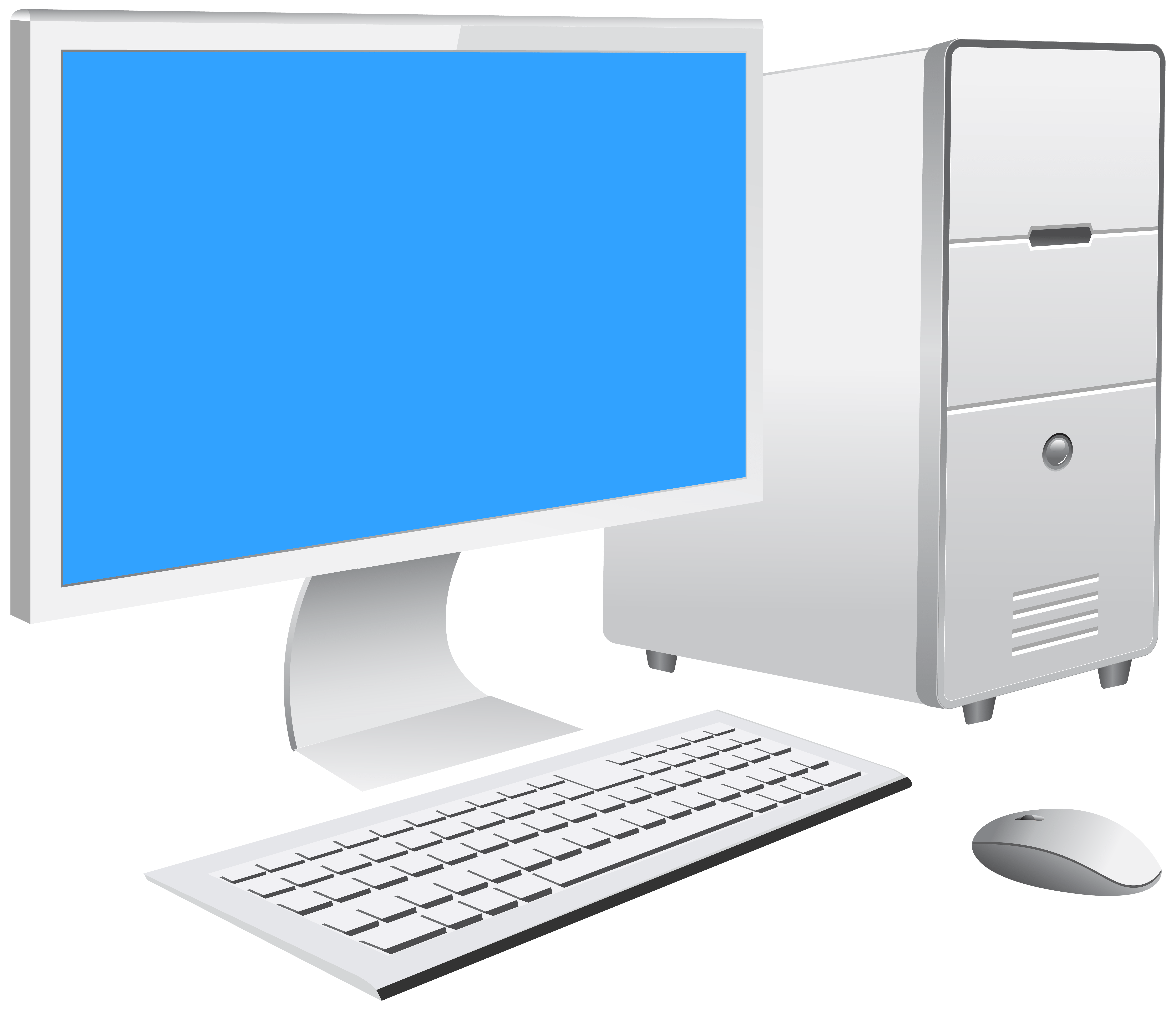 Computer desktop PC PNG transparent image download, size 8000x6874px