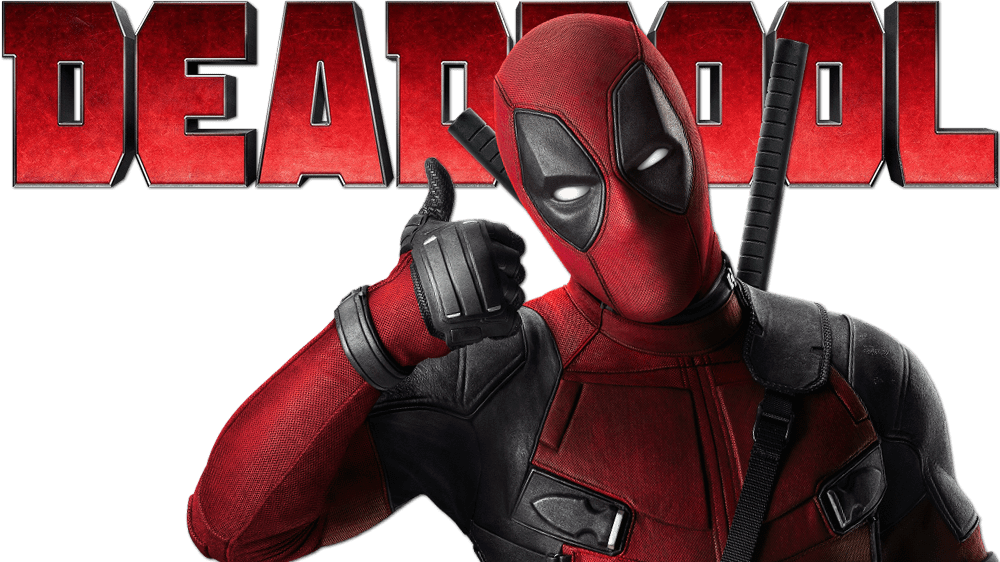 Deadpool logo PNG transparent image download, size 1000x562px