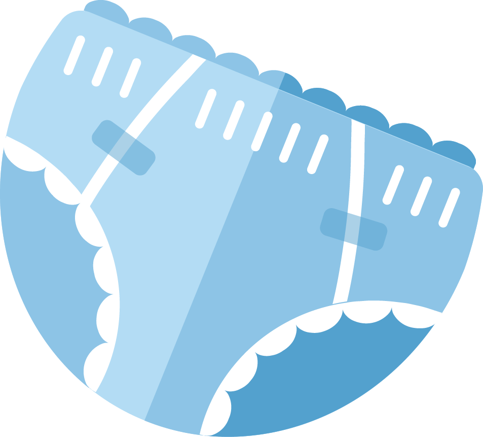 Diapers PNG transparent image download, size 953x861px