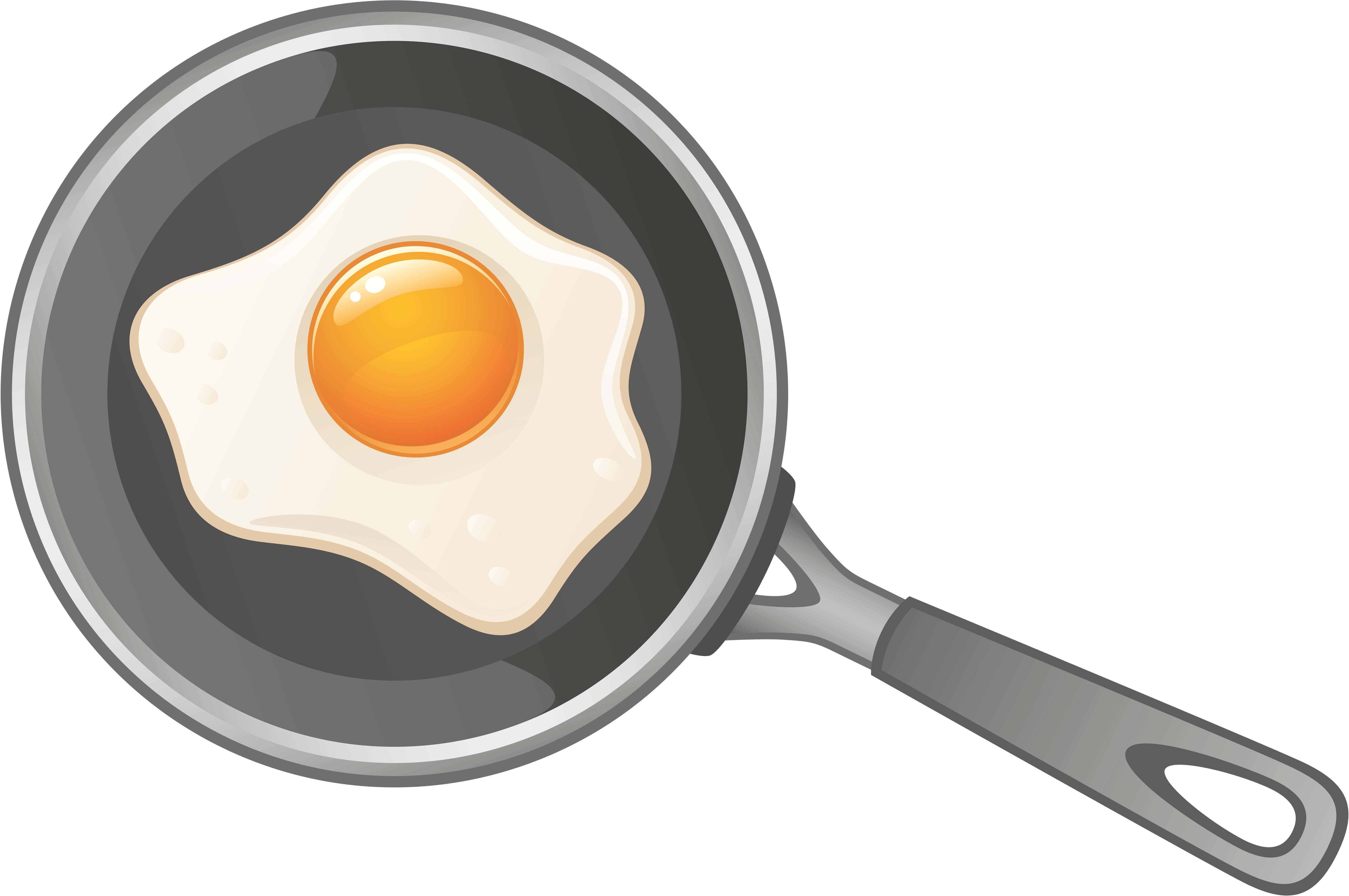 Fried egg PNG transparent image download, size 5192x3450px