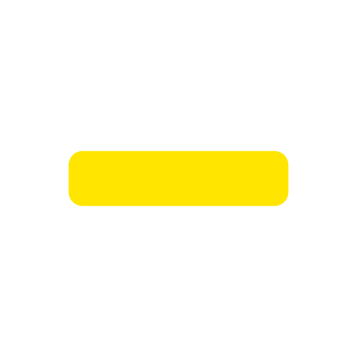 yellow minus PNG transparent image download, size 512x512px