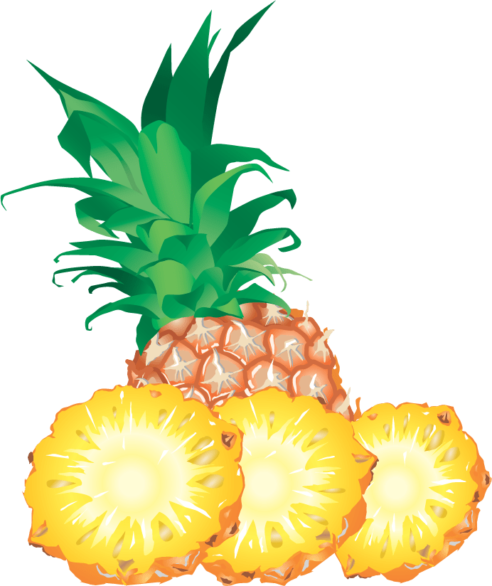 Pineapple PNG image, free download transparent image download, size