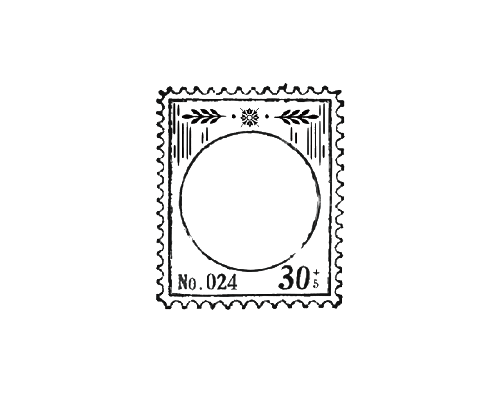 post stamp PNG transparent image download, size 1600x1260px