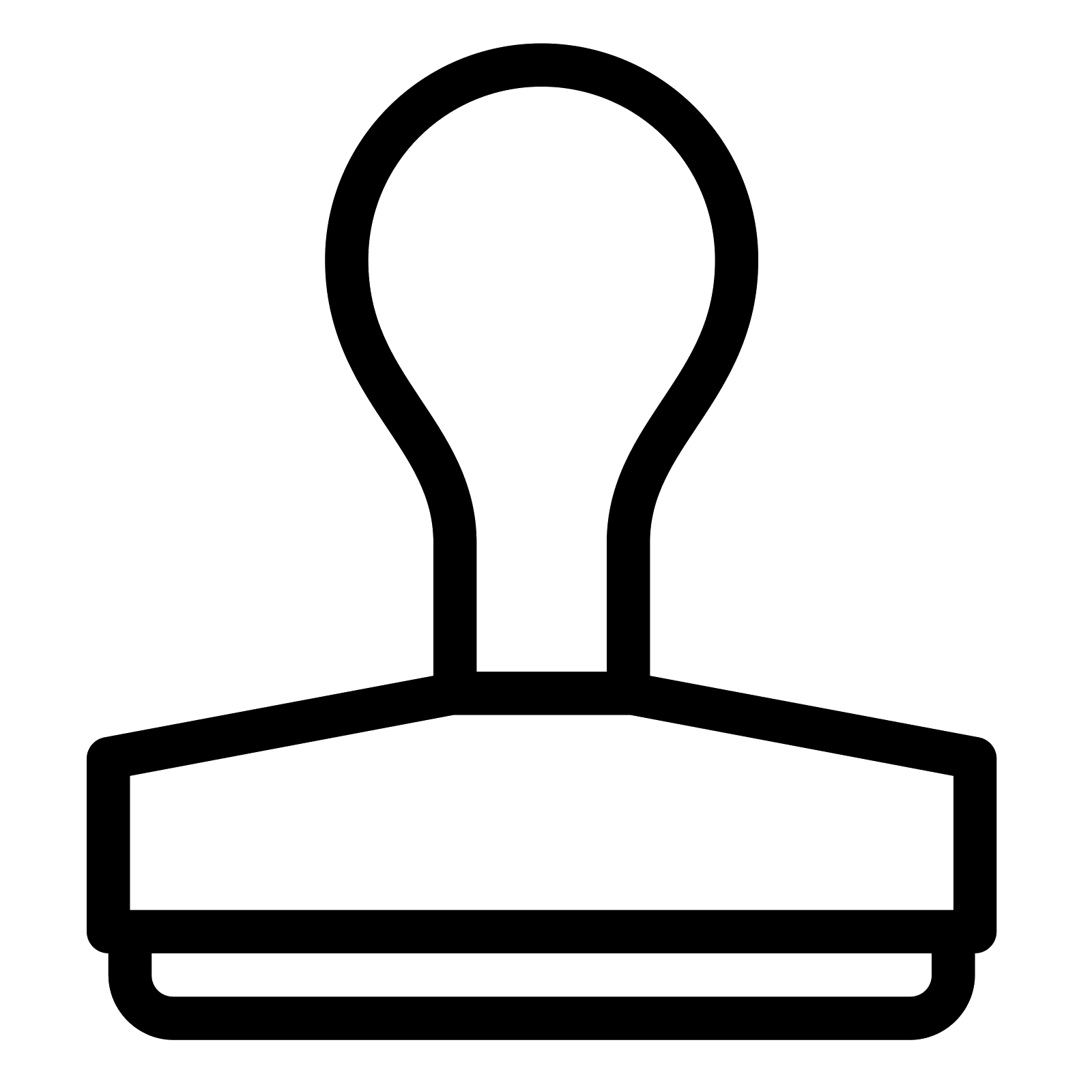 Rubber stamp PNG transparent image download, size 1600x1600px