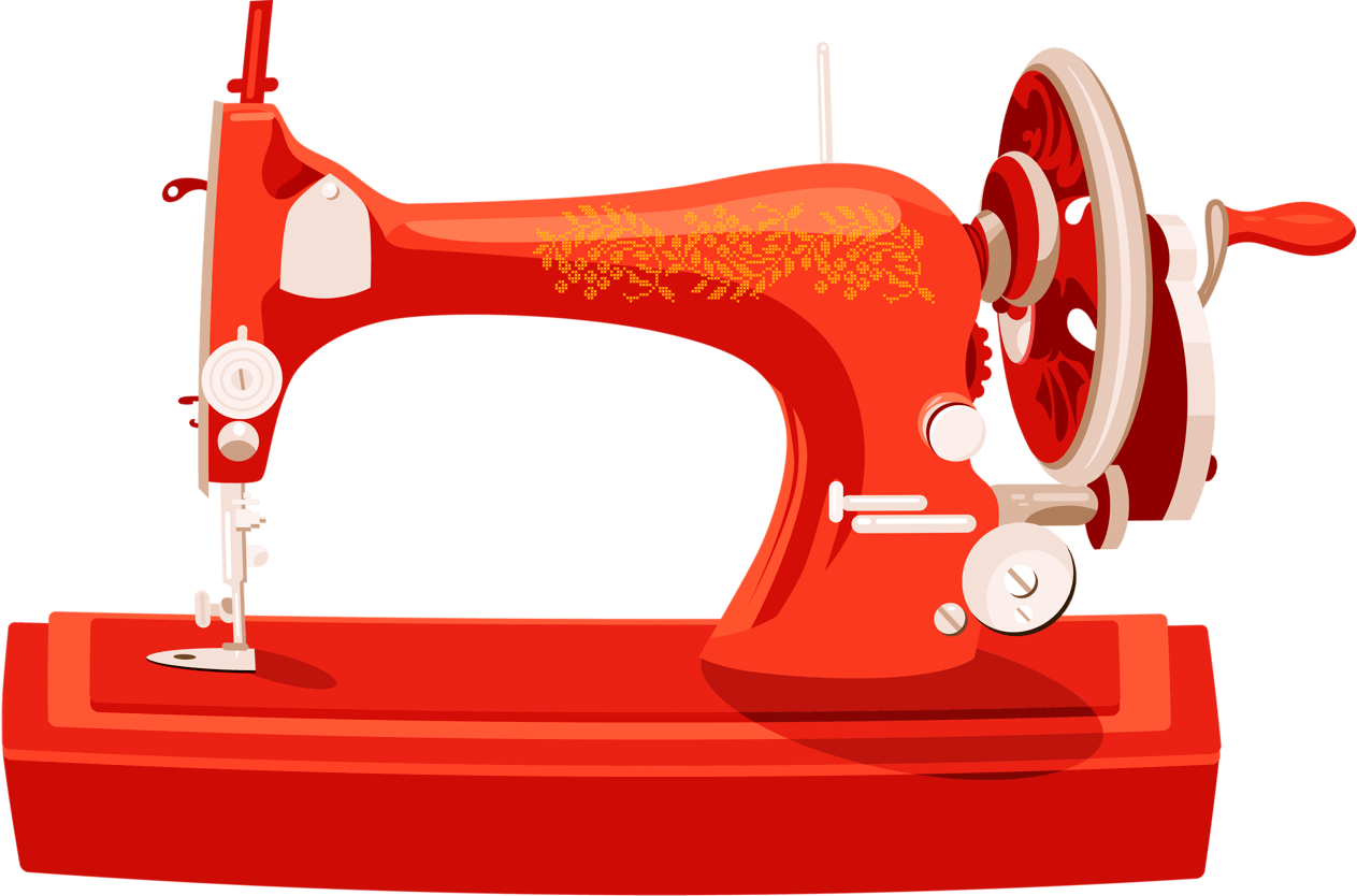 Sewing machine PNG transparent image download, size 1263x834px