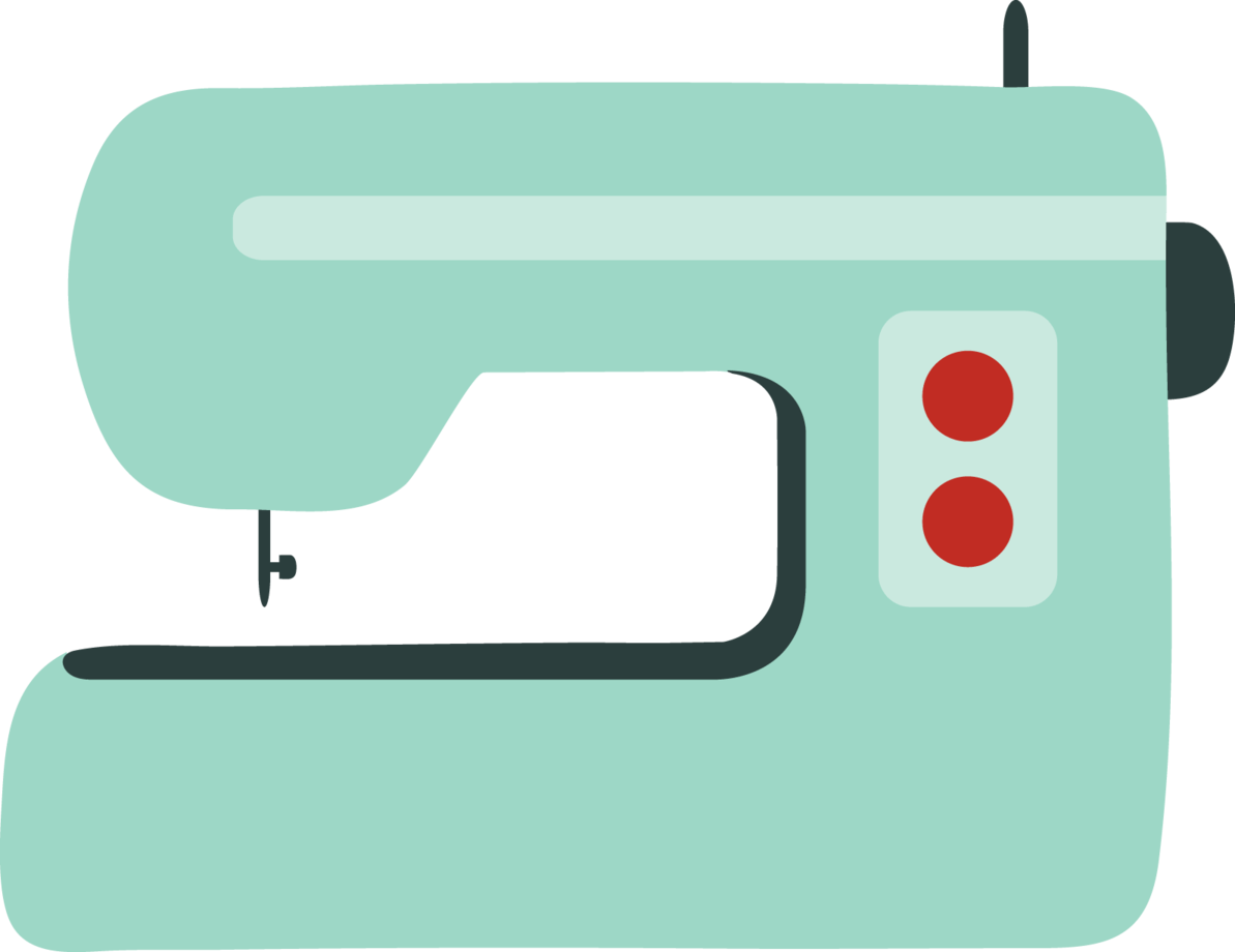 Sewing machine PNG transparent image download, size 1193x920px