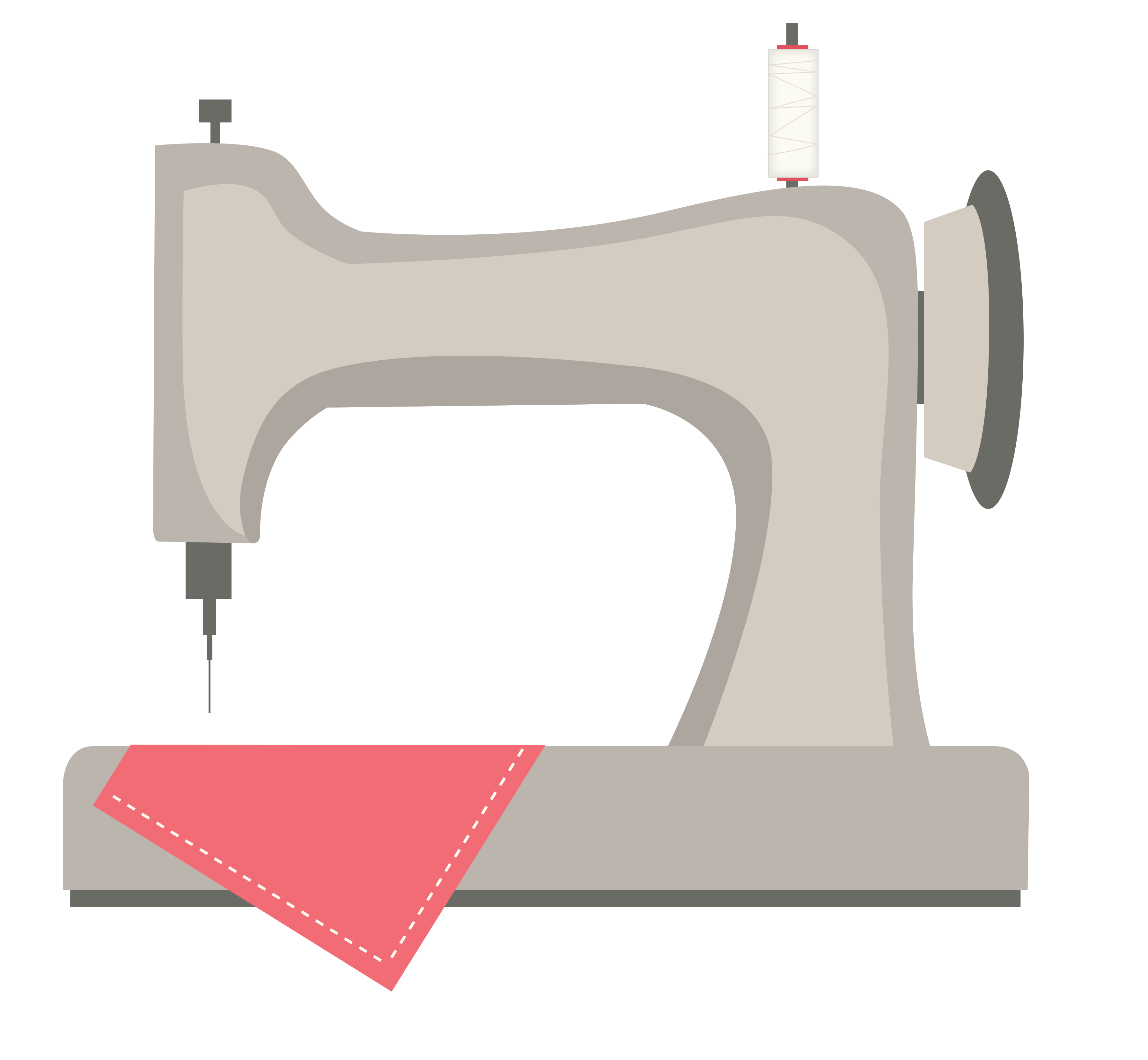Sewing machine PNG transparent image download, size 3600x3324px