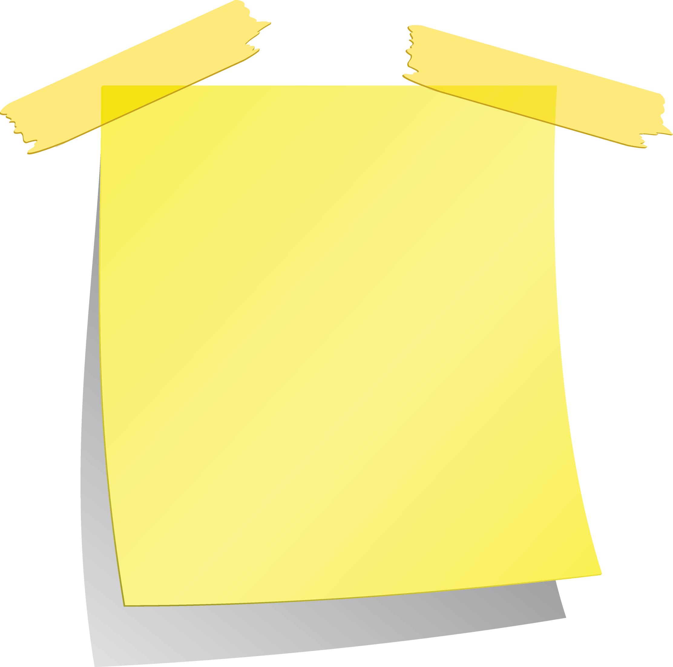 Sticky note PNG transparent image download, size 2224x2204px