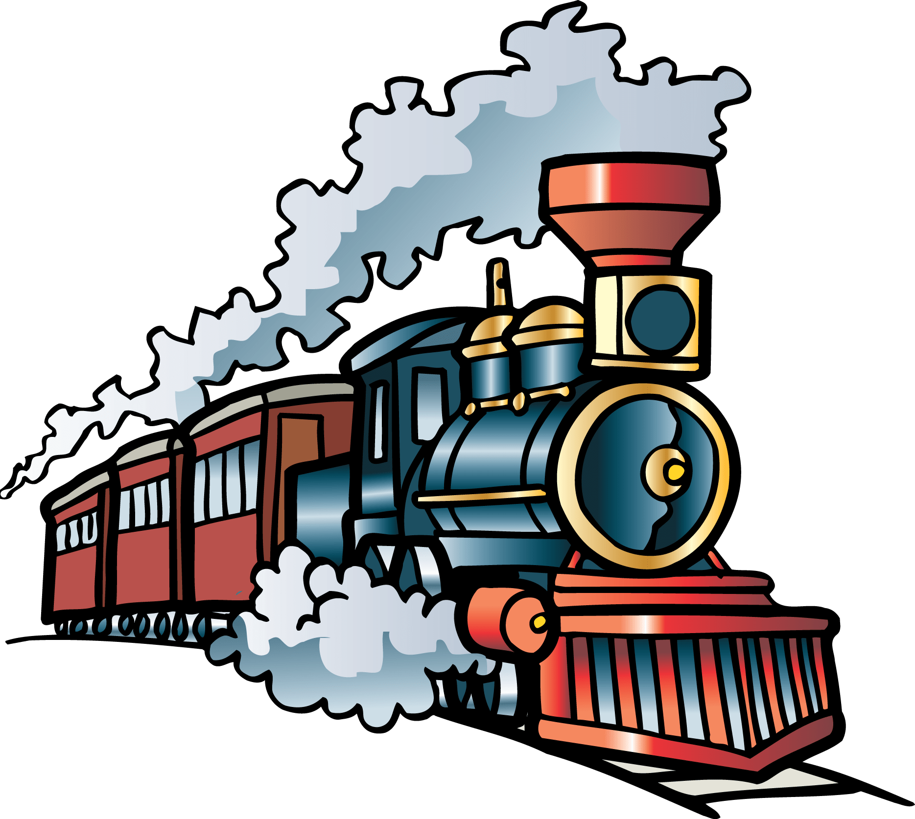 Train PNG transparent image download, size 1869x1674px