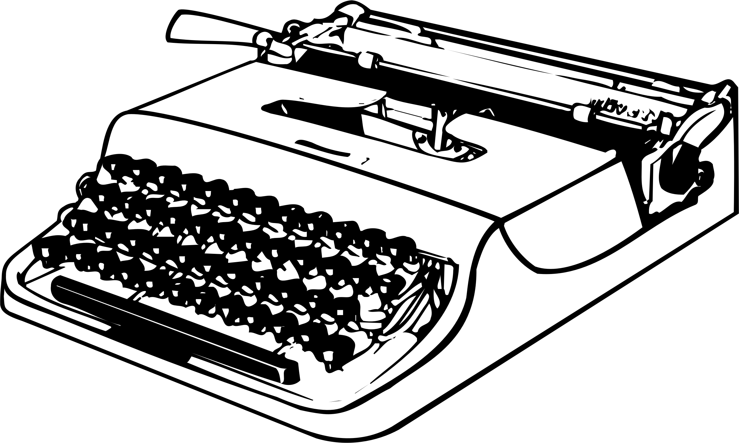Typewriter PNG transparent image download, size 2380x1426px