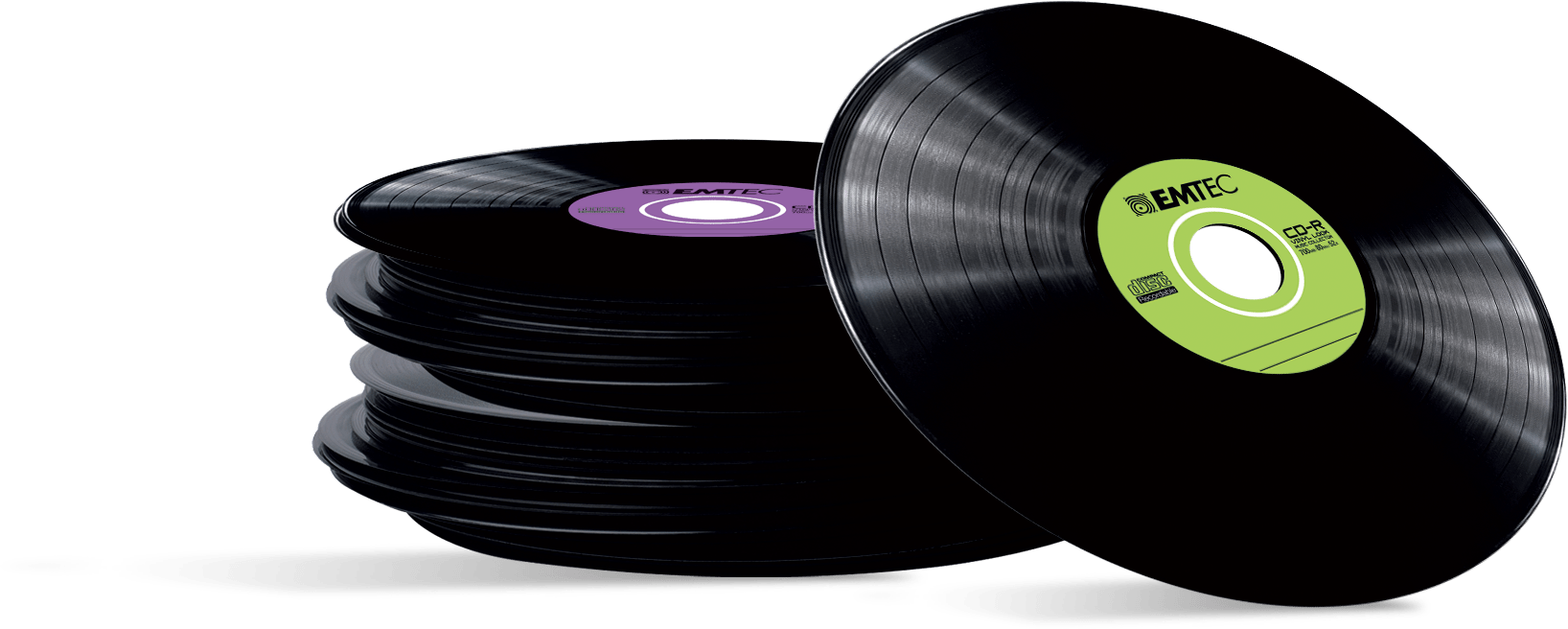 Vinyl record PNG transparent image download, size 1636x656px