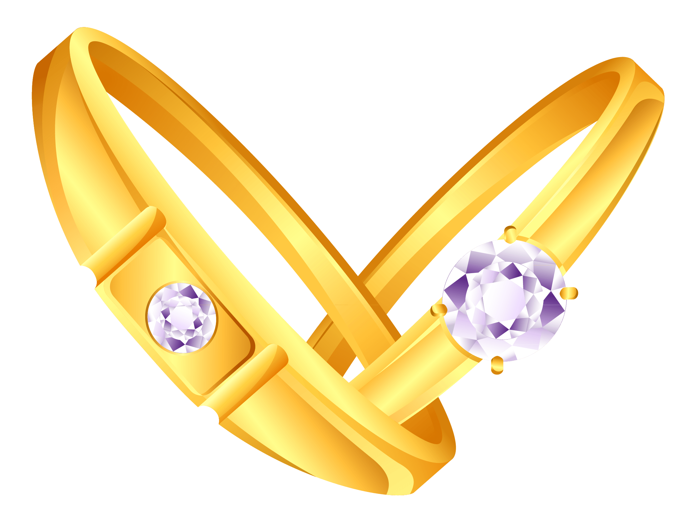 Wedding Rings Clipart Png